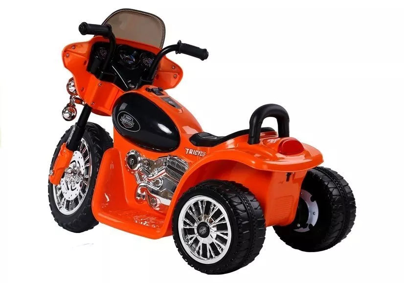 Oranžinis elektrinis vaikiškas motociklas JT568