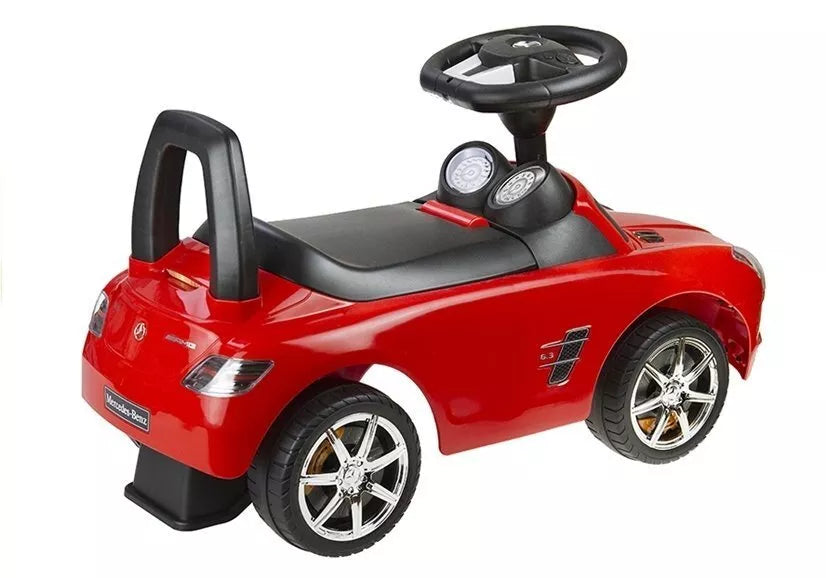 Mercedes Benz Red – Vaikiškas stumiamas paspiriamas automobilis