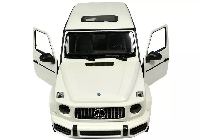 Mercedes G63 RASTAR 1:14 – baltas nuotolinio valdymo bekelės automobilis (2.4G)