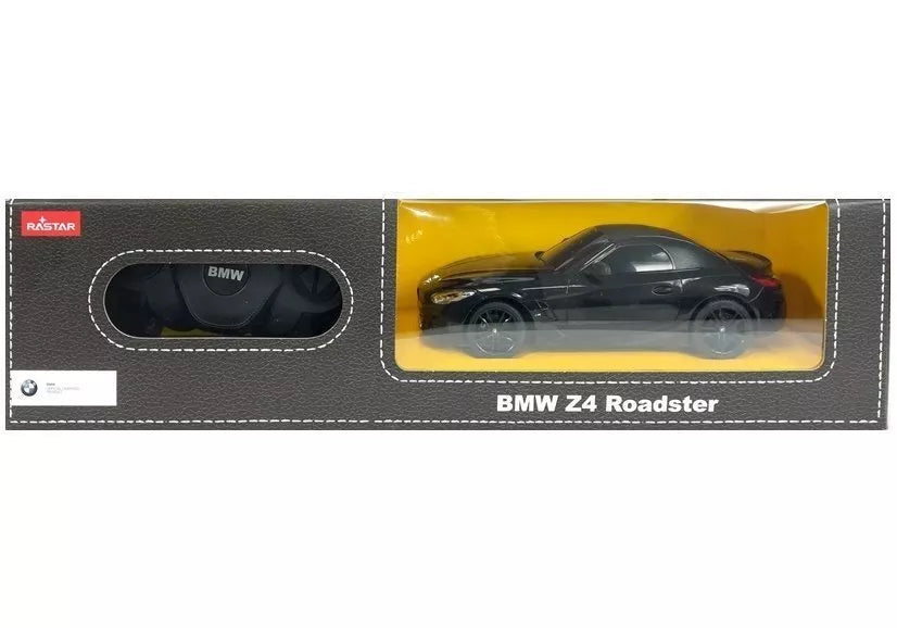 BMW Z4 Roadster RASTAR 1:24 – juodas nuotolinio valdymo automobilis (27 MHz)