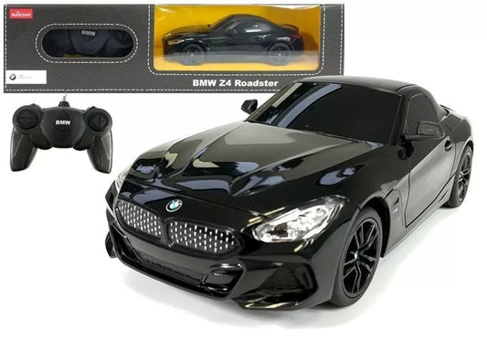 BMW Z4 Roadster RASTAR 1:24 – juodas nuotolinio valdymo automobilis (27 MHz)