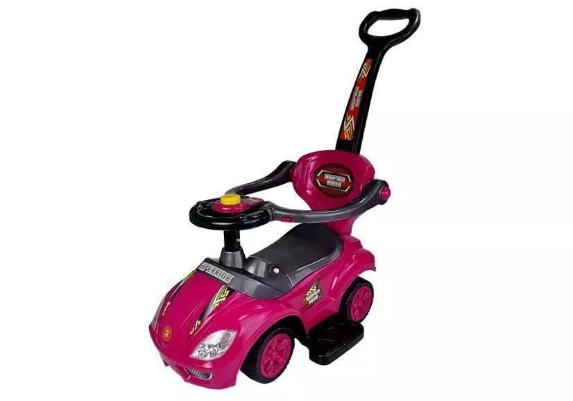 Paspiriamoji Mašinėlė Mega Car 3in1 – Rožinė