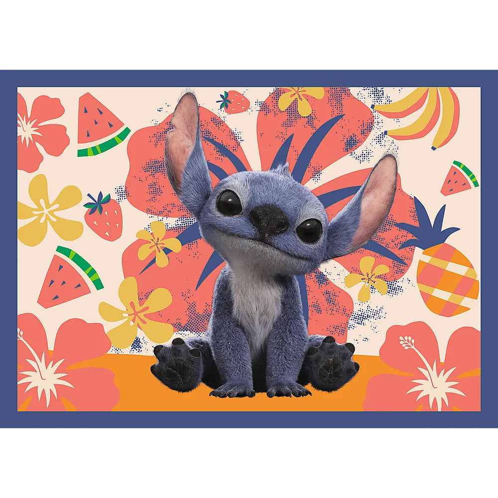 4in1 dėlionė „Havajų atostogos“ – Lilo & Stitch
