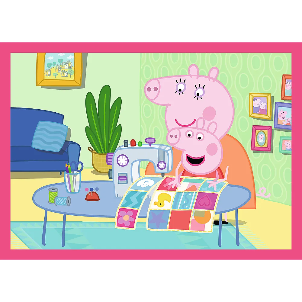 4in1 dėlionė „Peppa mėgsta nuotykius“