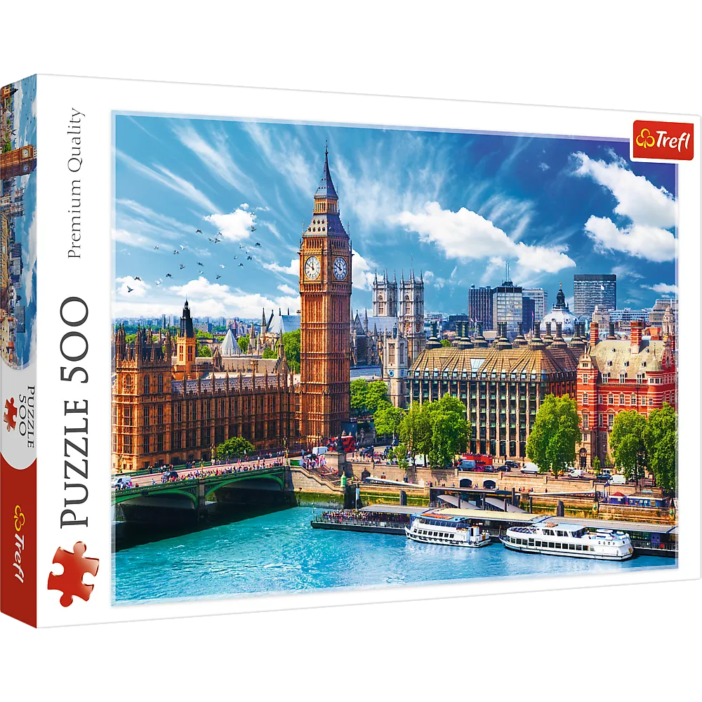 500 detalių dėlionė „Saulėtas Londonas“