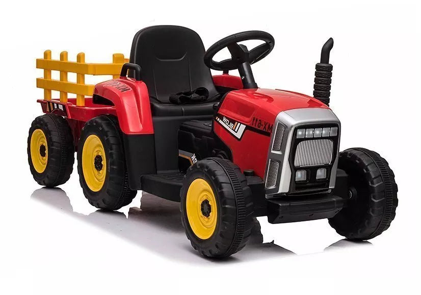 Akumuliatorinis traktorius XMX611 Red – su 2x45W varikliais