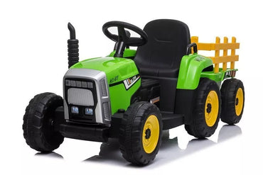 XMX611 elektrinis važiuojamasis traktorius, žalias