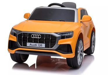 Elektrinis vaikiškas automobilis Audi Q8 – geltonas