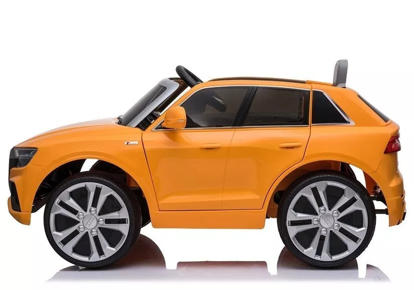 Elektrinis vaikiškas automobilis Audi Q8 – geltonas