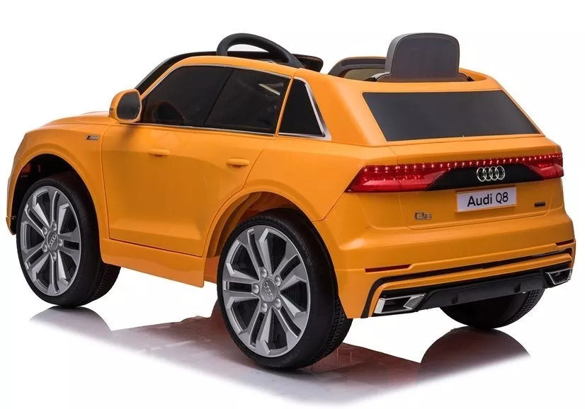 Elektrinis vaikiškas automobilis Audi Q8 – geltonas