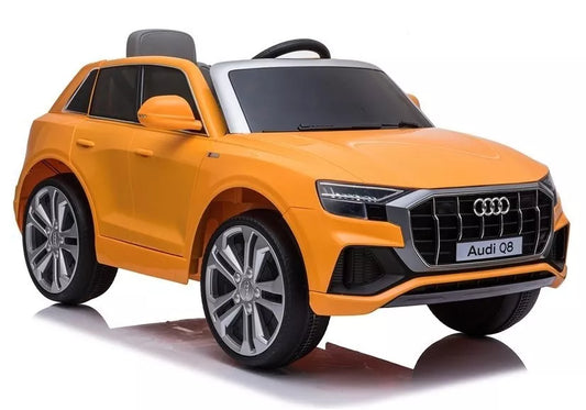 Elektrinis vaikiškas automobilis Audi Q8 – geltonas