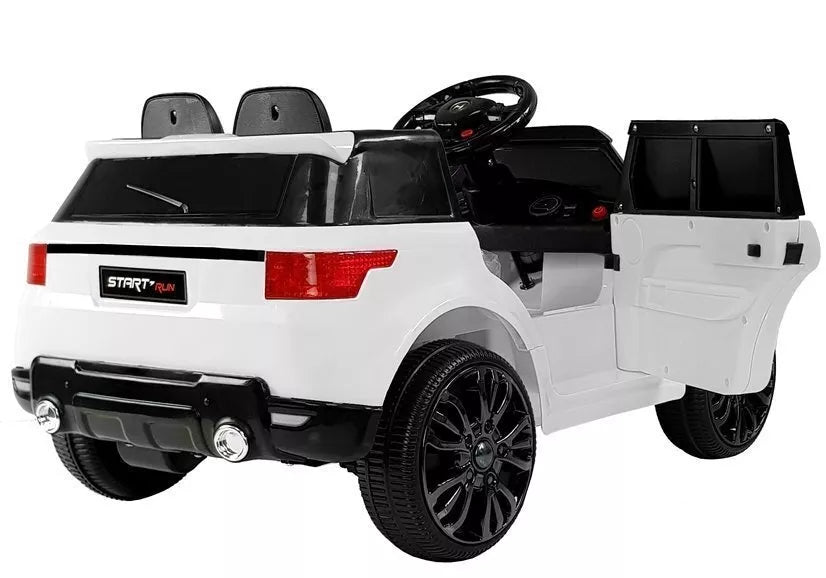 HL1638 elektrinis vaikiškas automobilis baltas