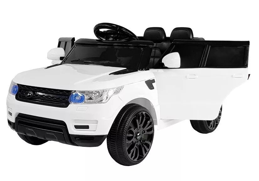 HL1638 elektrinis vaikiškas automobilis baltas