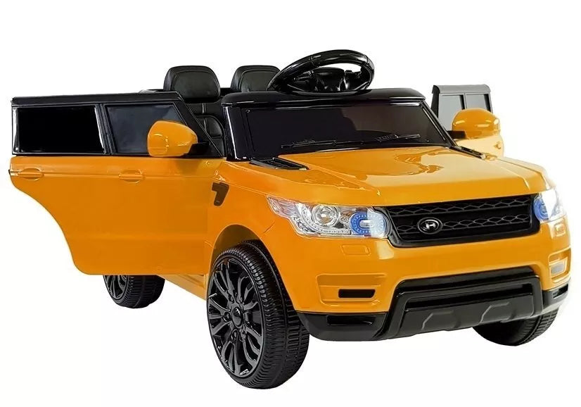 HL1638 elektrinis vaikiškas automobilis oranžinis