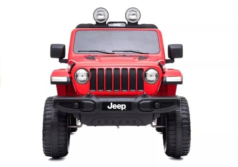 Elektrinis automobilis vaikams Jeep Wrangler Rubicon (raudonas)
