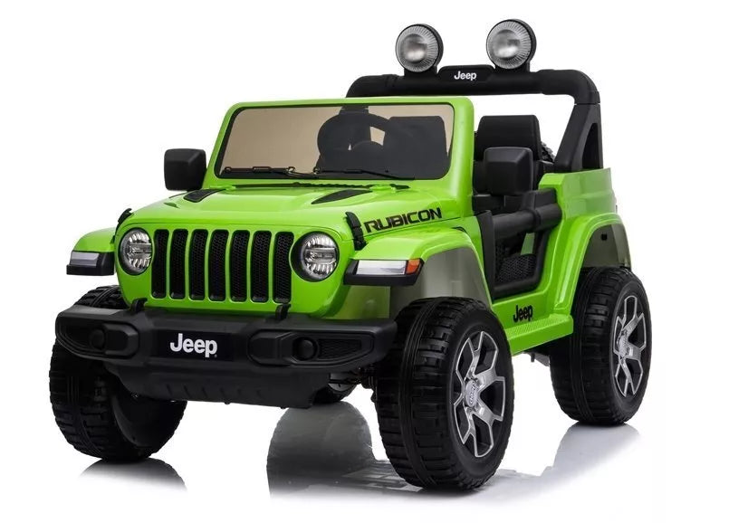 Elektrinis automobilis vaikams Jeep Wrangler Rubicon (žalias)