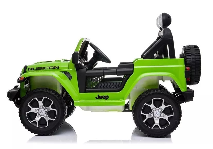 Elektrinis automobilis vaikams Jeep Wrangler Rubicon (žalias)