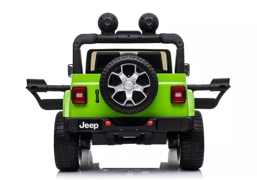 Elektrinis automobilis vaikams Jeep Wrangler Rubicon (žalias)