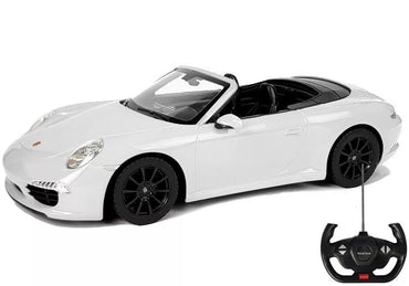 Porsche 911 Carrera S RASTAR 1:12 – baltas nuotolinio valdymo automobilis