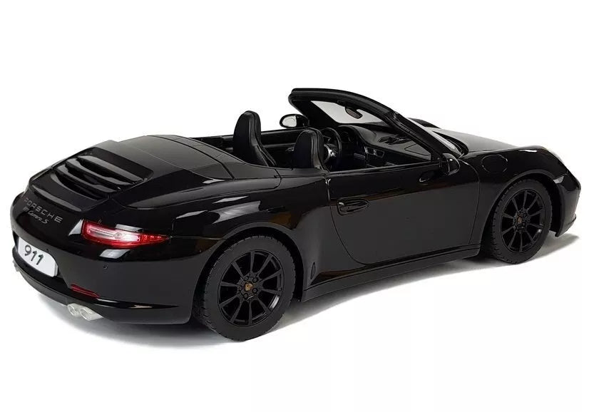 Porsche 911 Carrera S RASTAR 1:12 – juodas nuotolinio valdymo automobilis