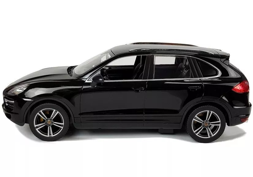 Porsche Cayenne Turbo RASTAR 1:14 – juodas nuotolinio valdymo automobilis (2.4G)