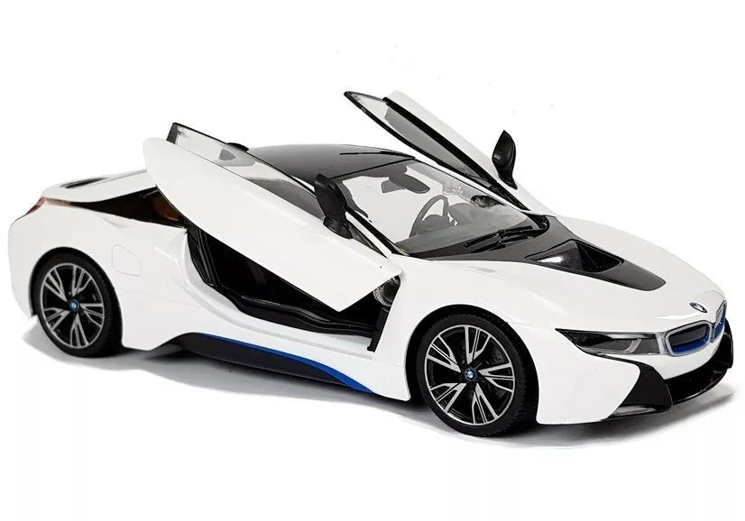 R/C automobilis BMW i8 Rastar 1:14 – baltas