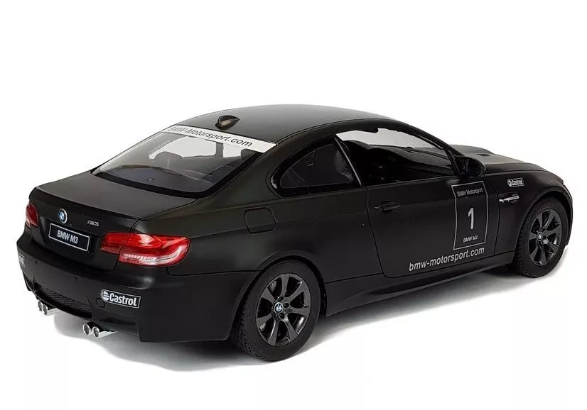 BMW M3 RASTAR 1:14 – juodas nuotolinio valdymo automobilis (2.4G)