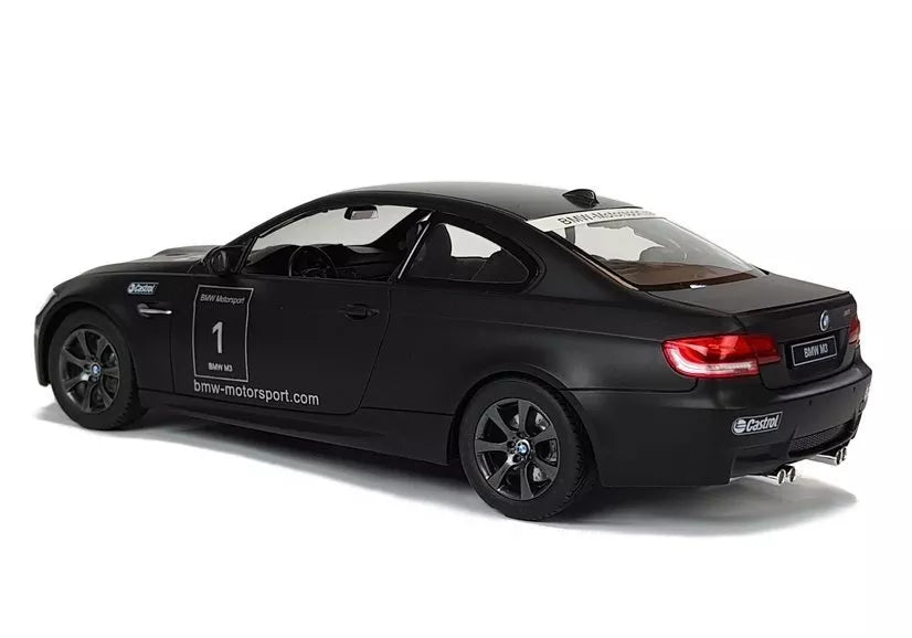 BMW M3 RASTAR 1:14 – juodas nuotolinio valdymo automobilis (2.4G)