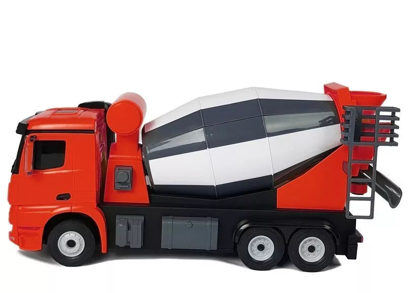 RC betono maišyklė Mercedes‑Benz Arocs Rastar 1:14 – raudona