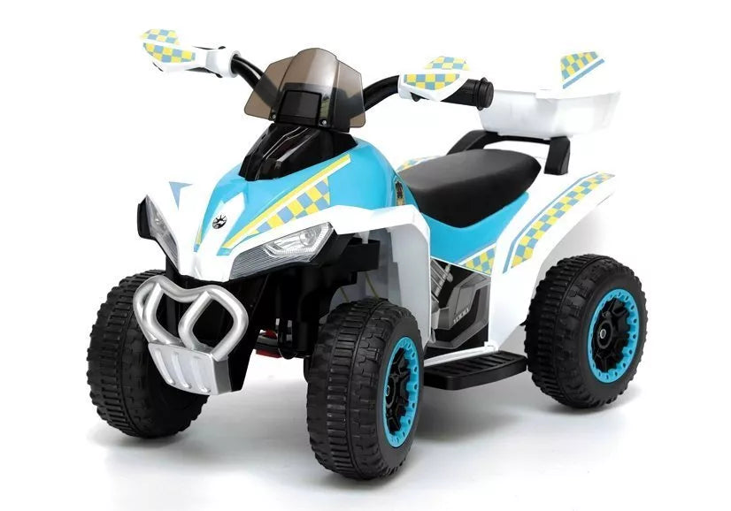 GTS1188-A vaikiškas elektrinis keturratis 6V – baltas
