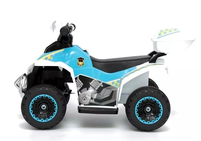 GTS1188-A vaikiškas elektrinis keturratis 6V – baltas