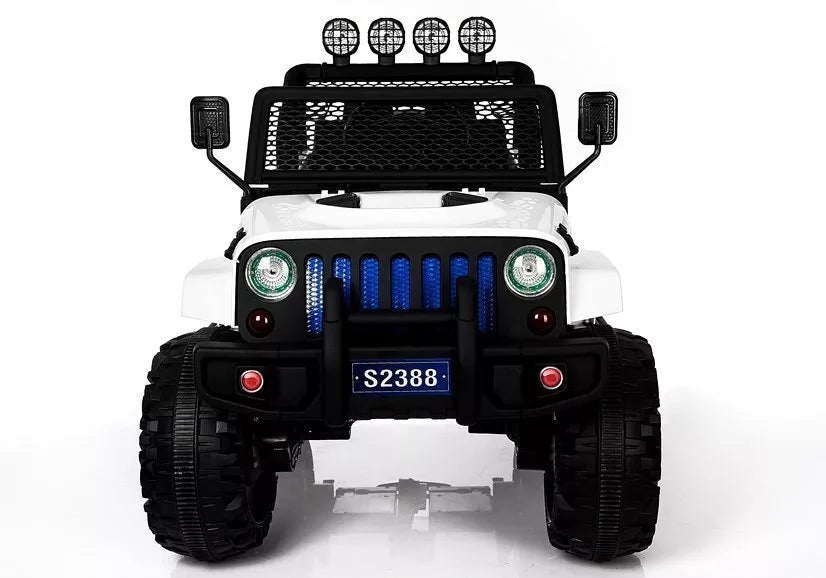 Elektrinis visureigis vaikams Jeep S2388 – baltas