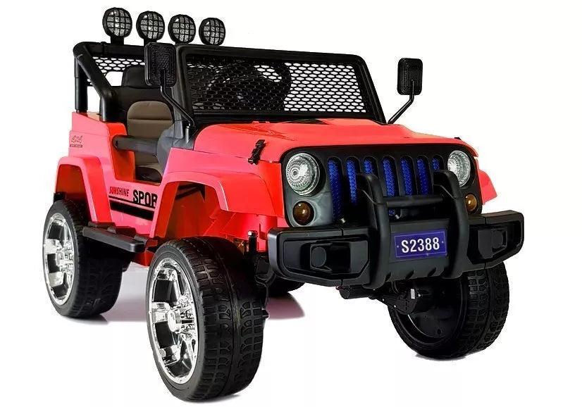 Elektrinis visureigis vaikams Jeep S2388 – raudonas