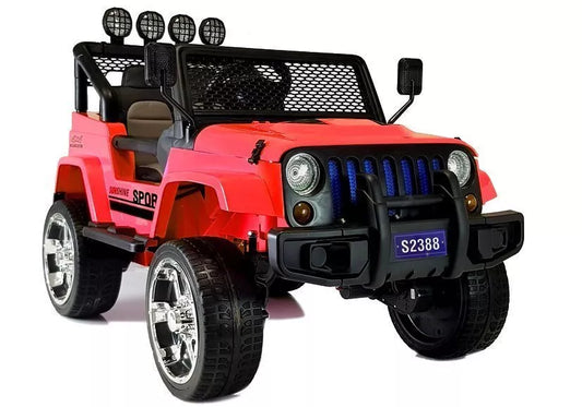 Elektrinis visureigis vaikams Jeep S2388 – raudonas