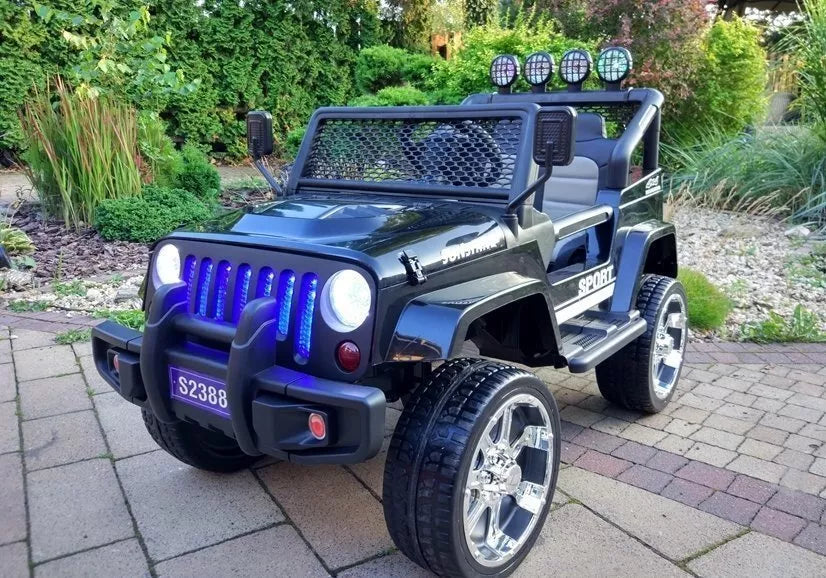 Elektrinis visureigis vaikams Jeep S2388 – juodas