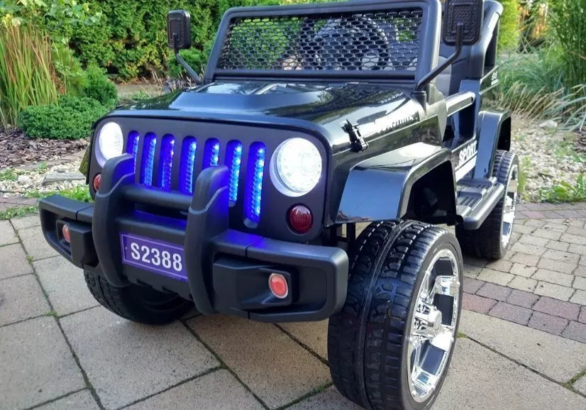 Elektrinis visureigis vaikams Jeep S2388 – juodas