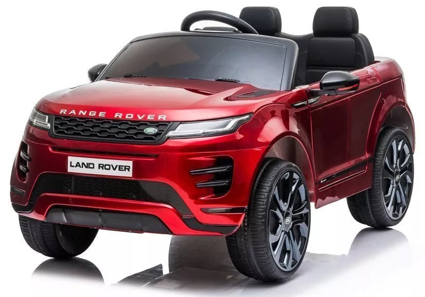 Elektrinis vaikiškas automobilis Range Rover Evoque – raudonas
