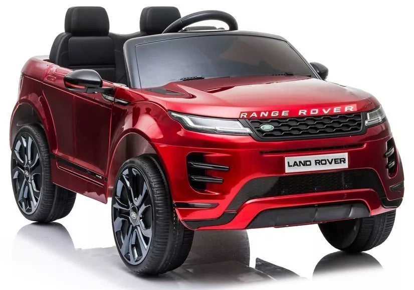 Elektrinis vaikiškas automobilis Range Rover Evoque – raudonas