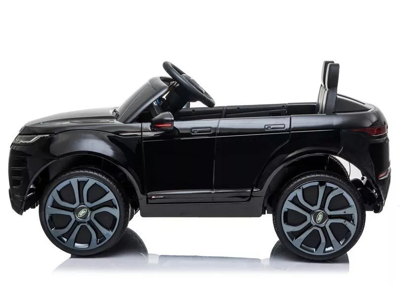 Elektrinis vaikiškas automobilis Range Rover Evoque, juodas