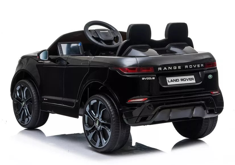 Elektrinis vaikiškas automobilis Range Rover Evoque, juodas