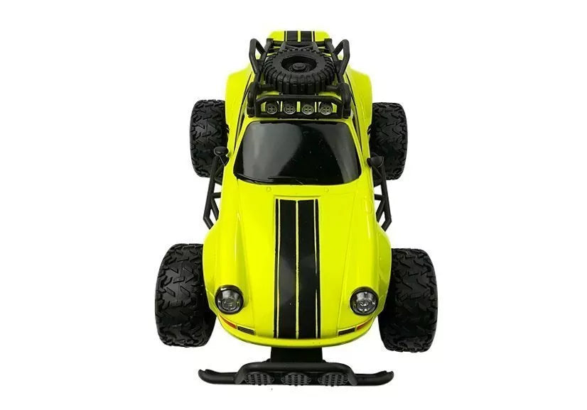 Nuotoliniu būdu valdomas bekelės automobilis Off-road R/C Beetle – žalias, 2.4G