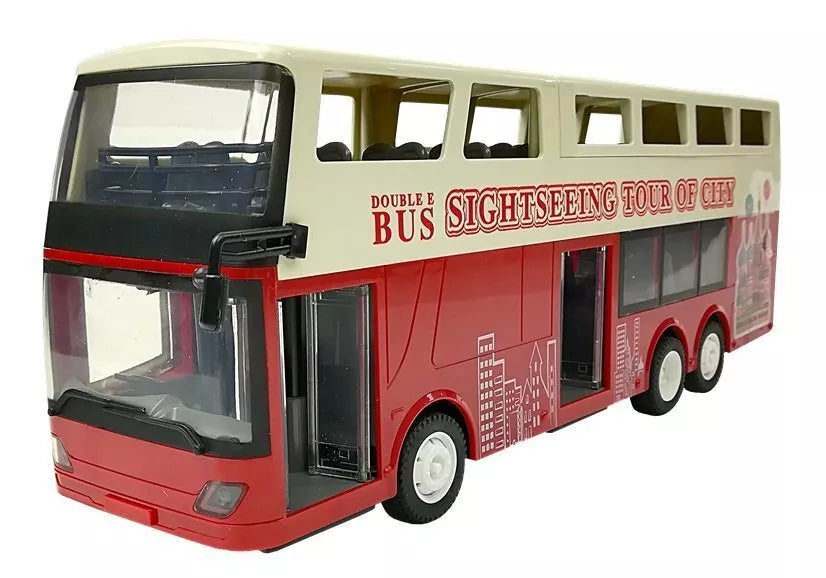 Nuotoliniu būdu valdomas dviaukštis autobusas R/C Double Decker – 1:18, 2.4G