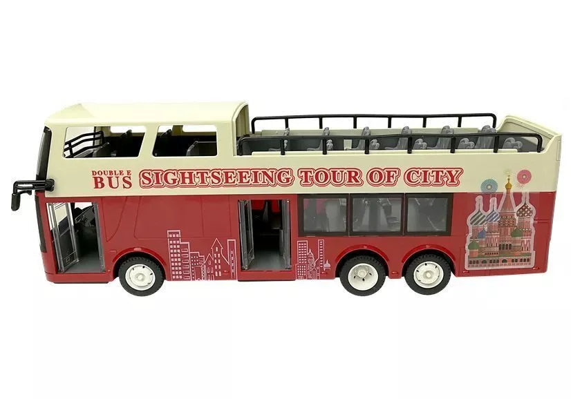 Nuotoliniu būdu valdomas dviaukštis autobusas R/C Double Decker – 1:18, 2.4G