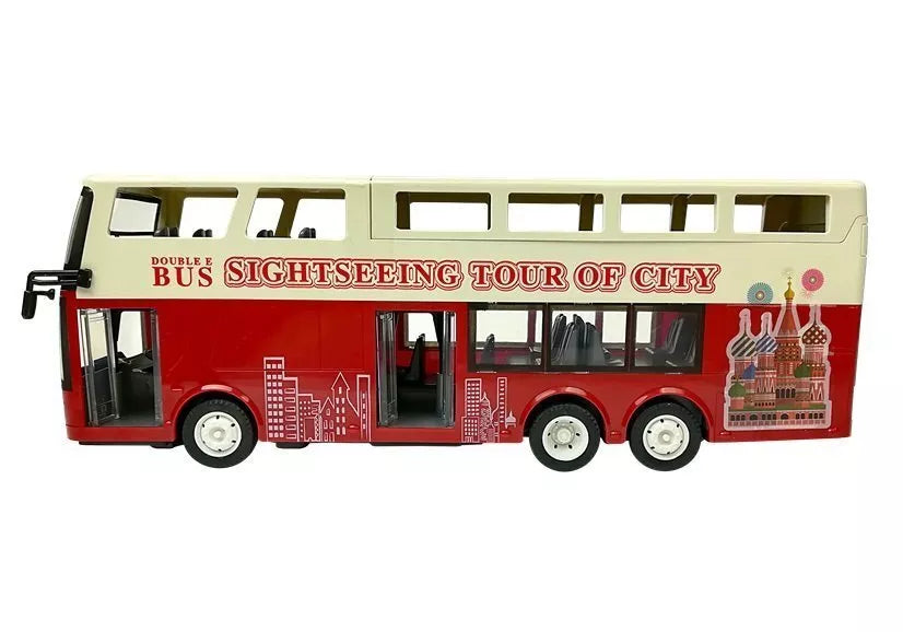 Nuotoliniu būdu valdomas dviaukštis autobusas R/C Double Decker – 1:18, 2.4G