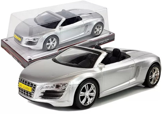 Sidabrinis kabrioletas 1:18 masteliu