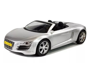 Sidabrinis kabrioletas 1:18 masteliu