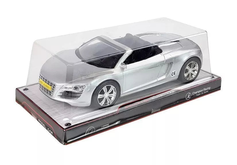 Sidabrinis kabrioletas 1:18 masteliu