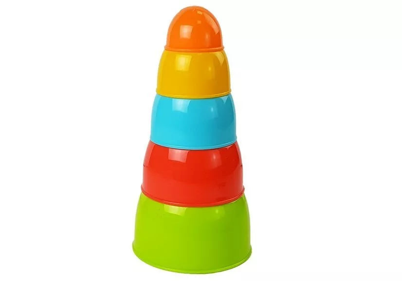 Kūdikių dubenėlių piramidė 5 vnt.