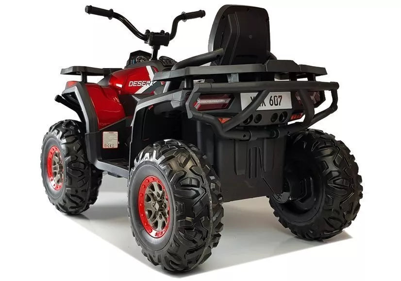 Elektrinis vaikiškas keturratis XMX607 Raudonas