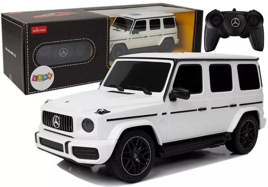 Mercedes AMG G63 1:24 – baltas nuotolinio valdymo automobilis